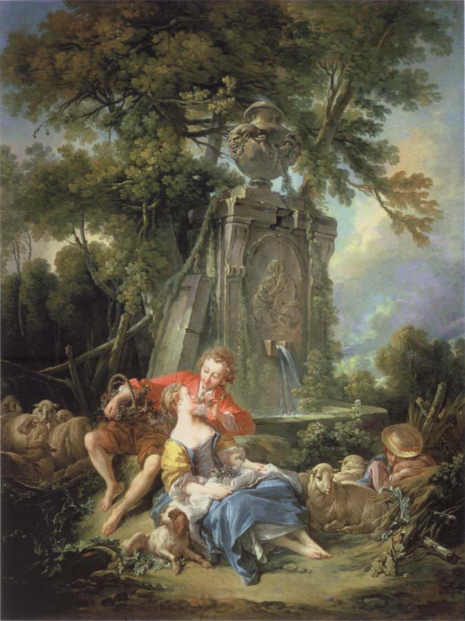 Francois Boucher Think of the grapes